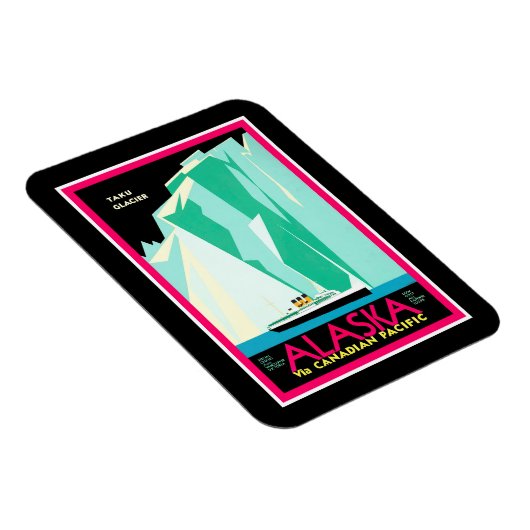Alaska Travel Magnet (Rechte Seite)