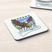 Alaska Travel Patch Getränkeuntersetzer (Linke Seite)
