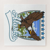 Alaska Travel Patch Puzzle (Horizontal)