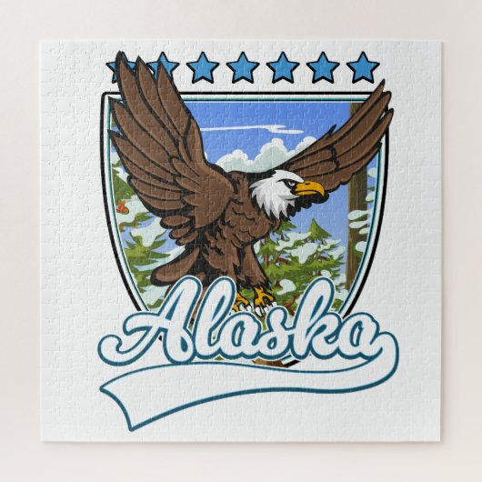 Alaska Travel Patch Puzzle (Vertikal)