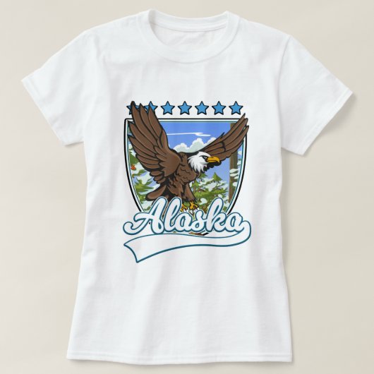 Alaska Travel Patch T-Shirt (Design vorne)