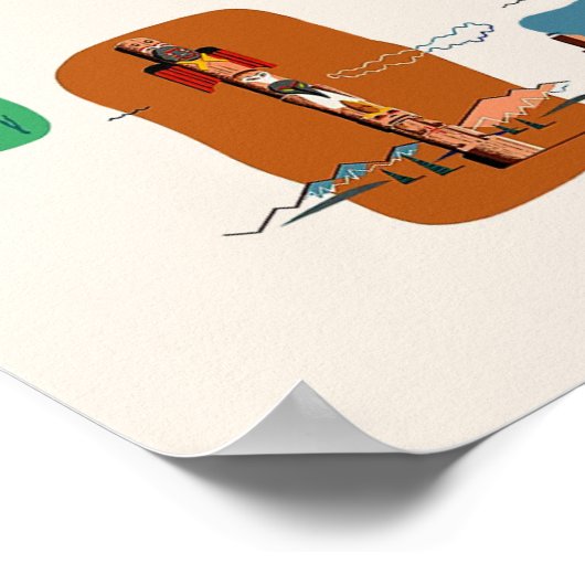 Alaska Travel Poster (Ecke)