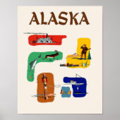 Alaska Travel Poster (Vorne)