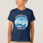 Alaska Trip Blue Glacier Maßgeschneiderte Kinder T-Shirt (Vorderseite)