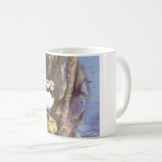 Alaska Tufted Puffin Kaffeetasse (VorderseiteRechts)
