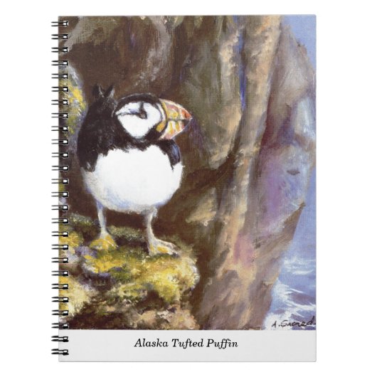 Alaska Tufted Puffin Notizblock (Vorderseite)