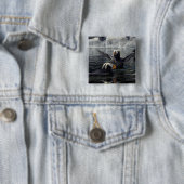 Alaska Tufted Puffins Button (Beispiel)