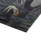 Alaska Tufted Puffins Schneidebrett (Ecke)