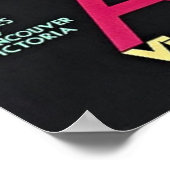 Alaska über den kanadischen Pazifik - Taku Glacier Poster (Ecke)