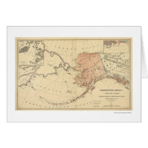 Alaska überließ durch Russland-Karte 1867