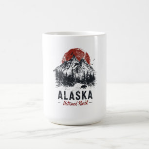 Alaska Unzähmbar Nord Bergwildnis Outdoor Kaffeetasse