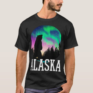 Alaska Urlaub zum Beobachten des Nothern Lights T-Shirt