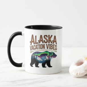 Alaska Urlaubsstimmung Reise-Abenteuer-Tasse Tasse