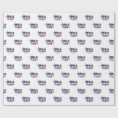 Alaska US Flagge Staat Geschenkpapier (Flach)