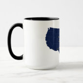 Alaska / US-Karte Tasse (Links)