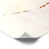 Alaska US State im Watercolor text cut out Poster (Ecke)