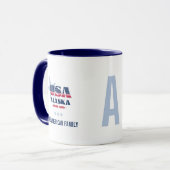 Alaska USA 1959 Personalisiert Tasse (Vorderseite Links)