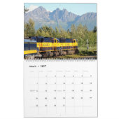 Alaska, USA, 2027 Kalender (Mär 2027)