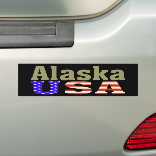 Alaska USA! Autoaufkleber (Auf Auto)
