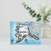 Alaska USA Card Postkarte (Stehend Vorderseite)