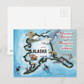 Alaska USA Card Postkarte (Vorne/Hinten)
