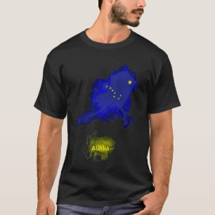 Alaska USA Länderflagge T-Shirt
