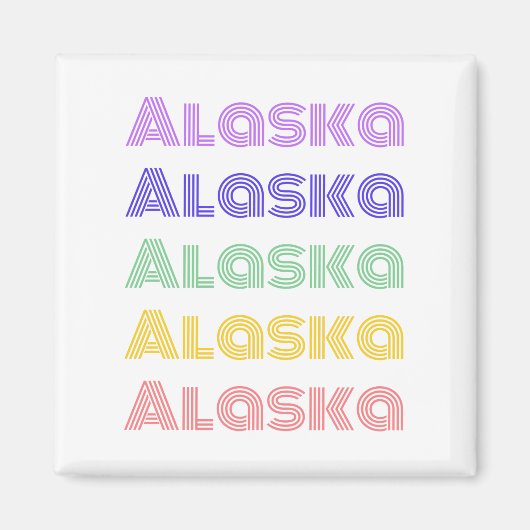 Alaska USA Magnet (Vorne)