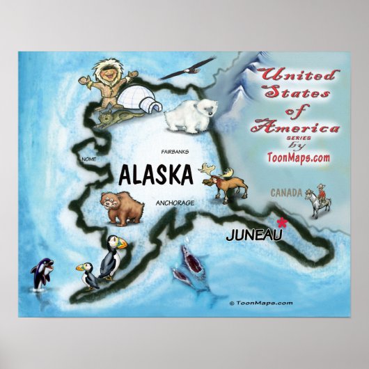 Alaska USA Poster (Vorne)