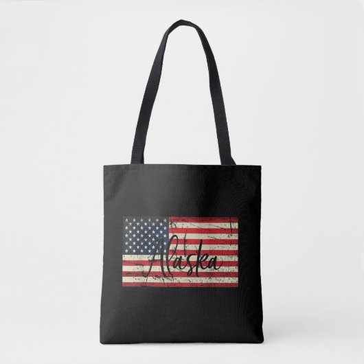 Alaska USA Staat America Travel Alaskan Tote Bag Tasche (Vorderseite)
