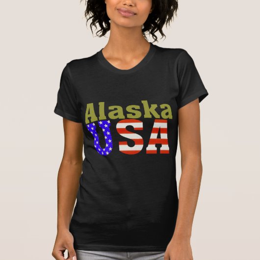 Alaska USA! T-Shirt (Vorderseite)