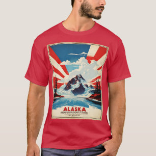 Alaska Vereinigte Staaten von Amerika Tourismus Vi T-Shirt