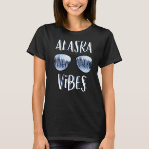 Alaska Vibes Sonnenbrille Winter Familienurlaub Al T-Shirt
