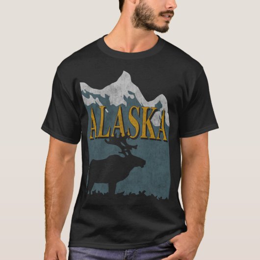 Alaska Vintag erschüttert T-Shirt (Vorderseite)