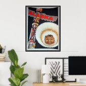Alaska Vintag Print Poster (Heimbüro)