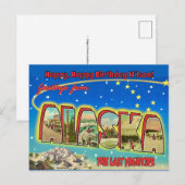 Alaska Vintage Gelegenheits Postkarte  (Vorne/Hinten)