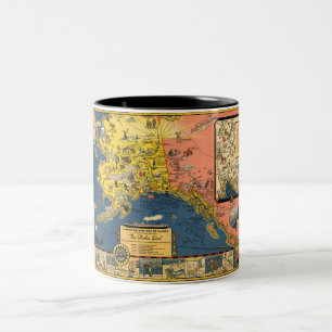 Alaska Vintage Illustrations Tasse