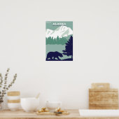 Alaska Vintage Poster (Küche)