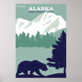 Alaska Vintage Poster (Vorne)