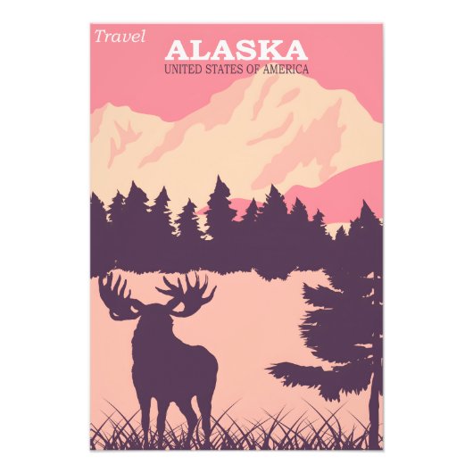 Alaska Vintage Poster (Vorne)