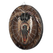 Alaska Vintage Reiseplakat Dartscheibe (Vorderseite rechts)