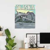 Alaska Vintage Travel Poster (Heimbüro)