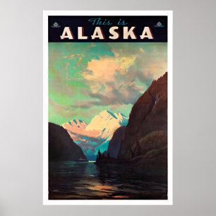 Alaska - Vintage Travel Posters Poster