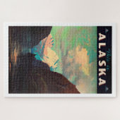 Alaska - Vintage Travel Puzzle (Horizontal)