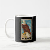 Alaska - Vintager Adler Kaffeetasse (Links)