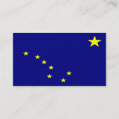 ALASKA-Visitenkarten Visitenkarte (Rückseite)