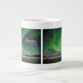 Alaska-Vorhang-Ruf Jumbo-Tasse (Vorderseite)
