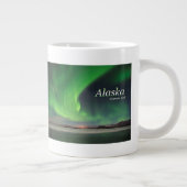 Alaska-Vorhang-Ruf Jumbo-Tasse (Rechts)