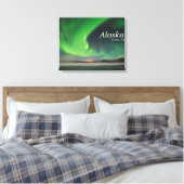 Alaska-Vorhang-Ruf Leinwanddruck (Insitu (Schlafzimmer))