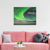 Alaska-Vorhang-Ruf Leinwanddruck (Insitu (Wohnzimmer))