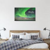 Alaska-Vorhang-Ruf Leinwanddruck (Insitu (Schlafzimmer))